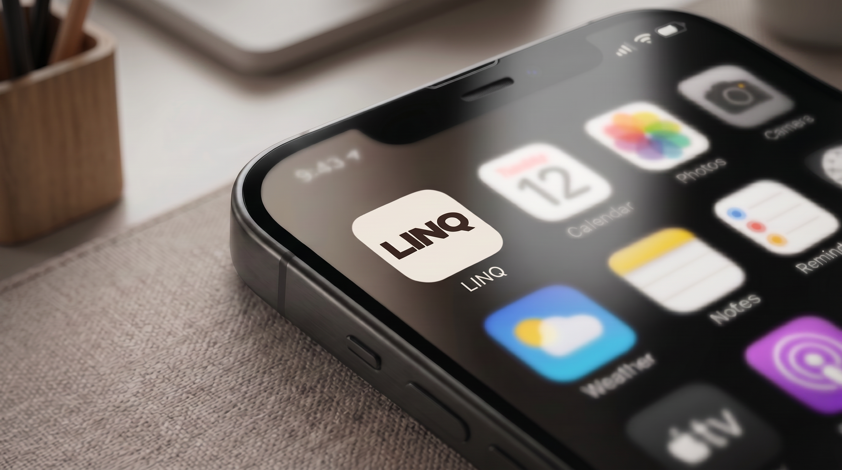 LINQ iPhone Mockup
